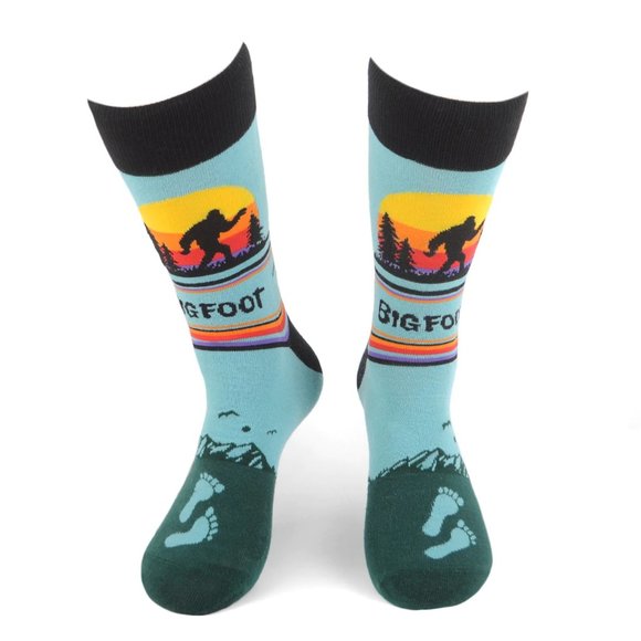 Finery Mens Wear Other - Men's Big Foot Yeti Novelty Socks